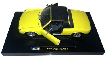 Revell Porsche Volkswagen 914 Targa 1969 Metallmodell auf Sockel (7408)